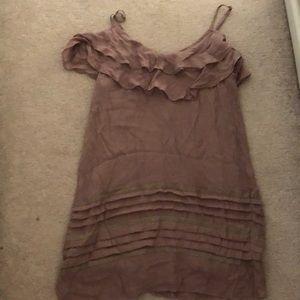 Mauve Linen Impeccable Pig Dress
